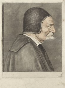 Busta starého muže, čelem vpravo od Jan van de Velde (IV)