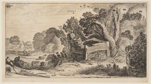 Červen, z knihy Dvanáct měsíců v roce od Jan van de Velde II