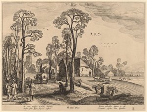 březen od Jan van de Velde II