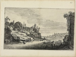 Říční krajina od Jan van de Velde II