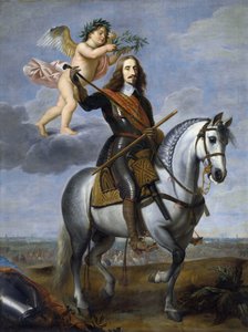 Leopold Guillaume de Habsbourg - Jezdecký portrét arcivévody Leopolda Wilhelma Rakouského (1614-1662) - Jan van den Hoecke (ou van Hoek, van Hoeck, Vanhoek) (1611-1651) - První polovina 17. stol. - Olej na plátně - Groeninge Museum, Bruggy