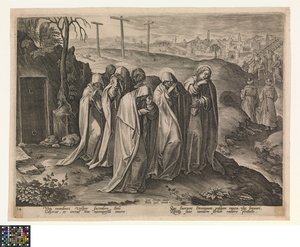 Svaté ženy opouštějí hrob od Jan van der Straet