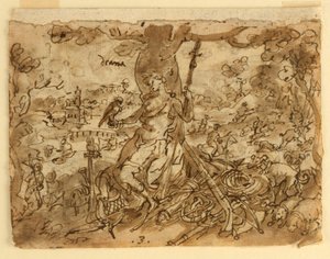 Diana (lov) od Jan van der Straet, called Stradanus