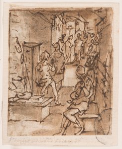 bičování (?) od Jan van der Straet, called Stradanus