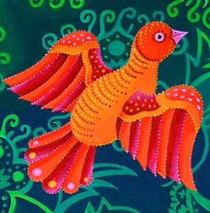 Orange Bird, 2019 od Jane Tattersfield