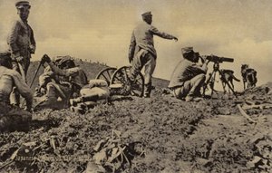 Japonští důstojníci v bitvě u Liao-jangu od Japanese Photographer