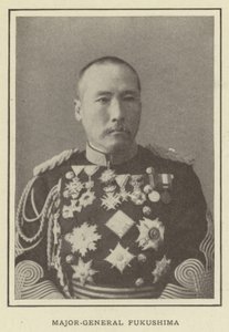 Generálmajor Fukušima od Japanese Photographer