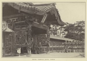 Brána chrámu Shiba, Tokio