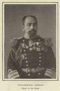 Viceadmirál Hidaka, náčelník flotily od Japanese Photographer