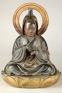 buddhistický opat (lakované dřevo) od Japanese School
