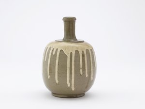 Komerční láhev na léčivé víno, Tachikui, prefektura Hyogo, éra Meidži, konec 19. století (keramika) od Japanese School