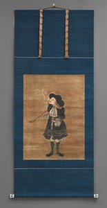 Dutch Merchant, počátek 18. století (akvarel s keramickými knoflíky) od Japanese School