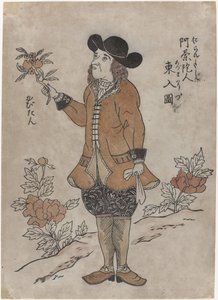 Nizozemský zaměstnanec VOC v Nagasaki, kolem 1700 od Japanese School