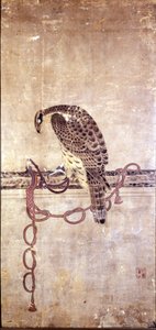 Sokol. Japonské dílo z 15. století od Daysena. Janov, Museo Chiossone. od Japanese School