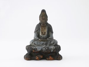 Imageo pro opěradlo d Kan-on, Ito, Itofu, Edo Perio d nebo Meiji Ella (Cerami c) od Japanese School