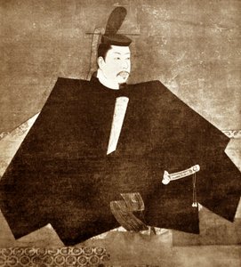 Minamoto no Yoritomo (tisk) od Japanese School