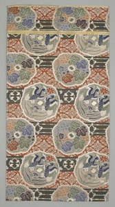 Obi Fragment, konec 19.-začátek 20. století (hedvábná látka) od Japanese School