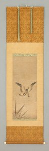 Rákos a divoká husa, konec 15. - začátek 16. století (tuš na papíře, slonovina) od Japanese School