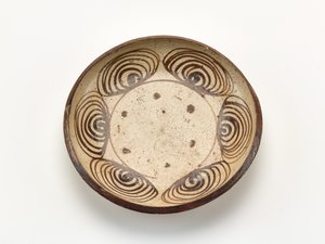 Servírovací miska s designem "koňské oko", 1800-1830 od Japanese School