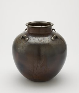 Zásobník na čajové lístky, Imbe, prefektura Okayama, období Edo, 18.–19. století (keramika) od Japanese School
