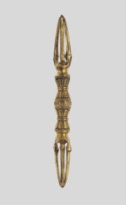 Vajra (zlacený bronz) od Japanese School