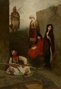 Captives (Zajaté černohorské ženy), 1870