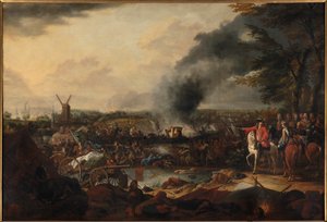 Bitva u Ekerenu 30. června 1703, mezi lety 1703 a 1716. od Jasper Broers