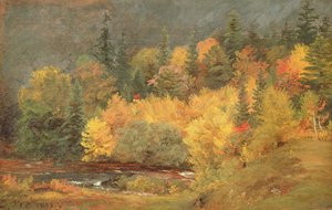 Podzim u potoka, 1855 od Jasper Francis Cropsey