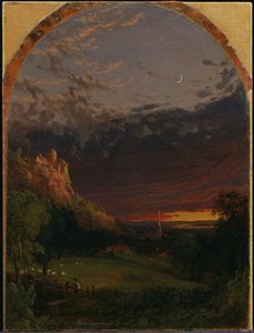 Večer od Jasper Francis Cropsey