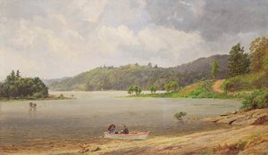 Na jezeře Wawayanda, New Jersey od Jasper Francis Cropsey