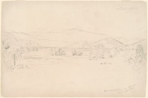 Studie na "Výhled na Mt. Washington" od Jasper Francis Cropsey