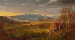 Pohled na horu Mt. Washington od Jasper Francis Cropsey