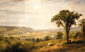 Wyoming Valley, Pennsylvania, 1864. od Jasper Francis Cropsey