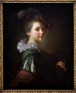 Studie mladé dívky od Jean-Alexis Grimou