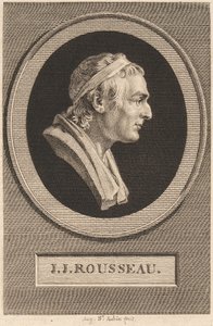 Jean-Jacques Rousseau od Jean-Antoine Houdon