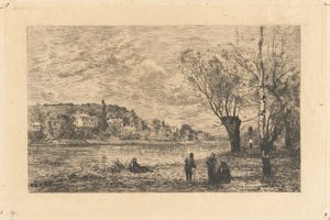 Město Avray od Jean-Baptiste-Camille Corot