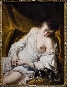 Eine schlafende Frau oder die wachende Treue von Jean-Baptiste Deshays