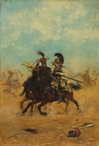 Boj o barvy od Jean Baptiste Edouard Detaille