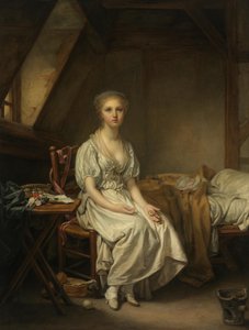 Nářky hodin (Kolísající ctnost) od Jean-Baptiste Greuze