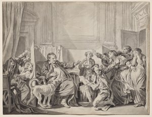 Dcera vinná a kající od Jean-Baptiste Greuze