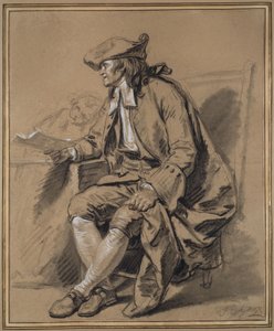 Notář: Studie k filmu "Manželská smlouva" od Jean-Baptiste Greuze