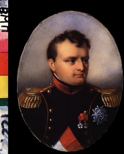 ""Portrét císaře Napoleona I. Bonaparta (1769-1821)"" Malba akvarelem a kvašem Jean Baptiste Isabey (1767-1855) Institut ruské literatury počátku 19. století IRLI (Puškinův dům), Petrohrad od Jean Baptiste Isabey