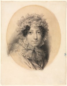 Portrét dámy od Jean-Baptiste Isabey