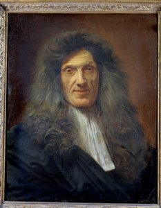 Portrét lékaře Ludvíka XIV., Raymonda Finota (1636-1709) Obraz Jean Baptiste Jouvenet (1644-1717) 1704. Rozměr 0,73 x 0,59 m Muzeum Louvre, Paříž