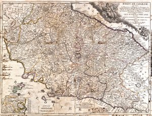 Emilia-Romagna, Toskánsko, Marche, Umbria, Abruzzo, Lazio, Itálie
