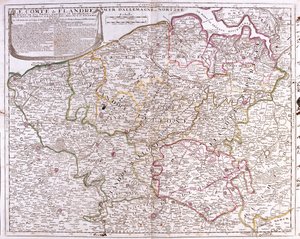 Francie (region: Nord-Pas-de-Calais), velká část Belgie (kromě jihovýchodu), Nizozemsko (Zeeland, Severní Brabantsko).