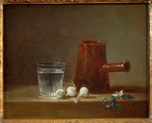 Hrnec (malba na plátně) od Jean-Baptiste Simeon Chardin