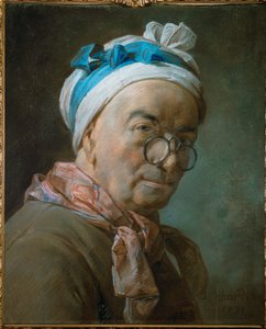 Chardinův autoportrét s pince-nez ...