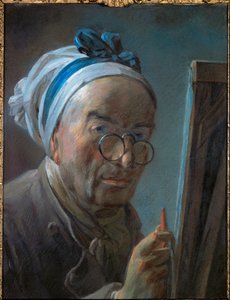 Chardinův autoportrét s pince-nez ...
