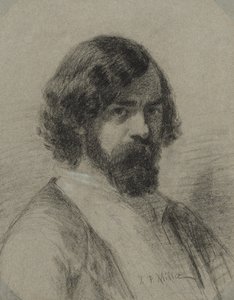 Portrét Narcise Virgila Diaze de la Peña od Jean-Francois Millet